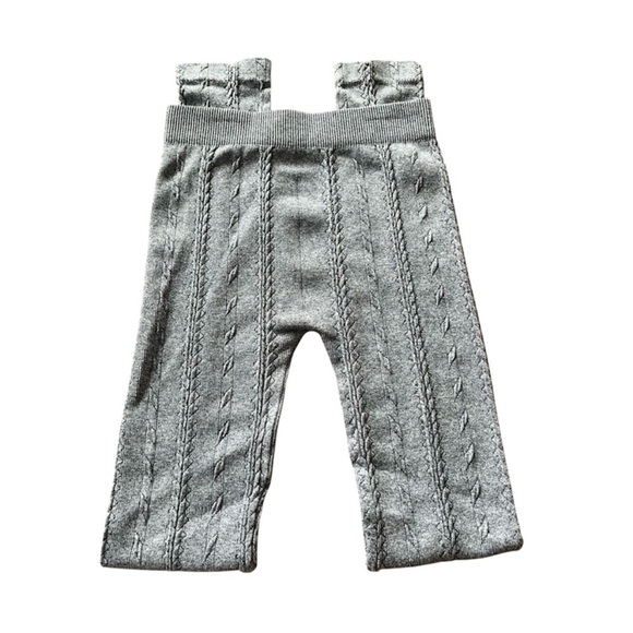 Nikibiki Textured Cable Knit Blue Fashion Leggings Size OS - Picture 3 of 5